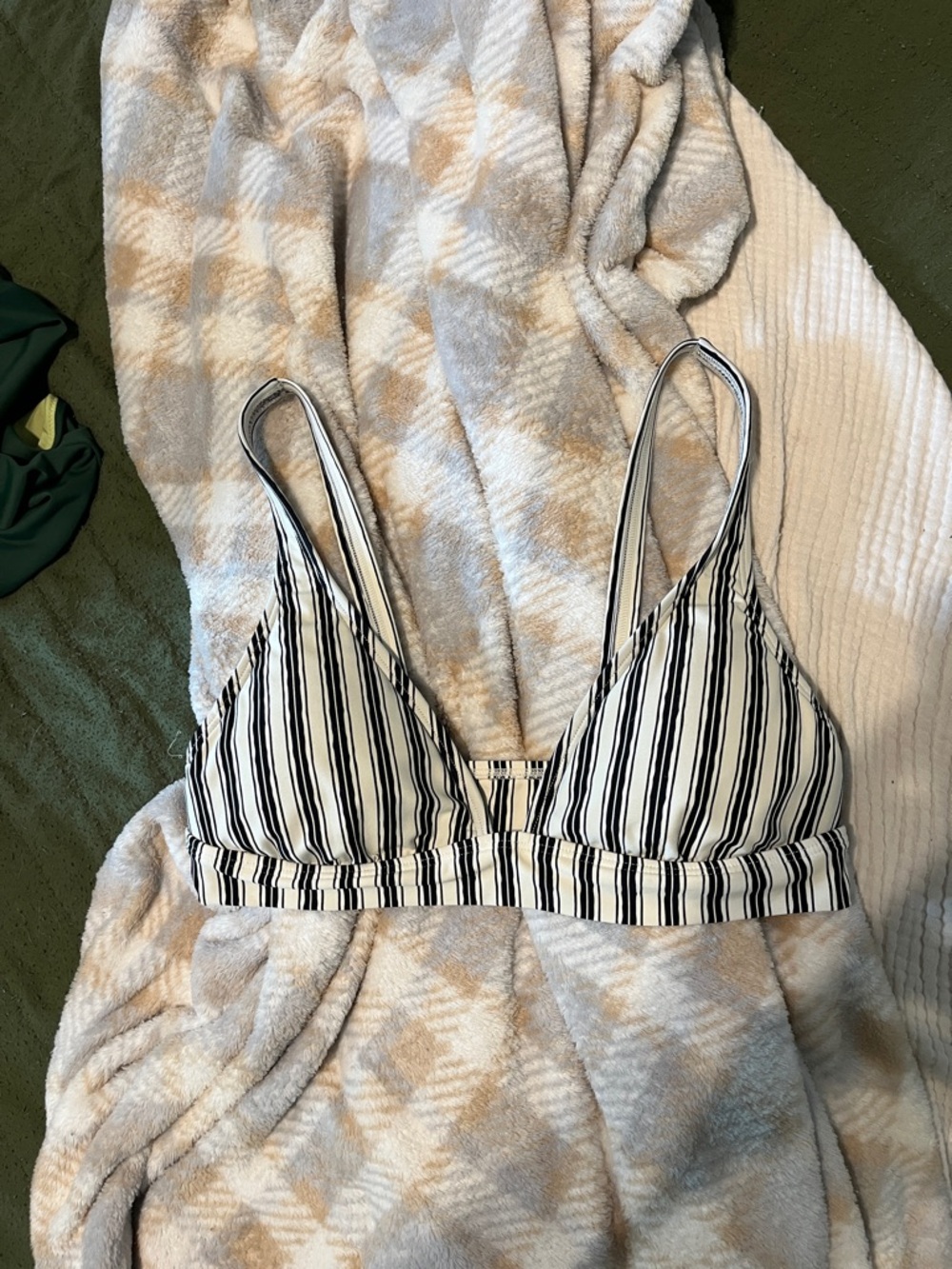 Billabong Striped Bathing Suit top